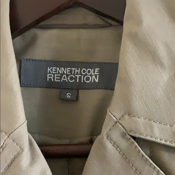 Kenneth Cole Classic Trench Coat Khaki Small - Picture 4 of 10